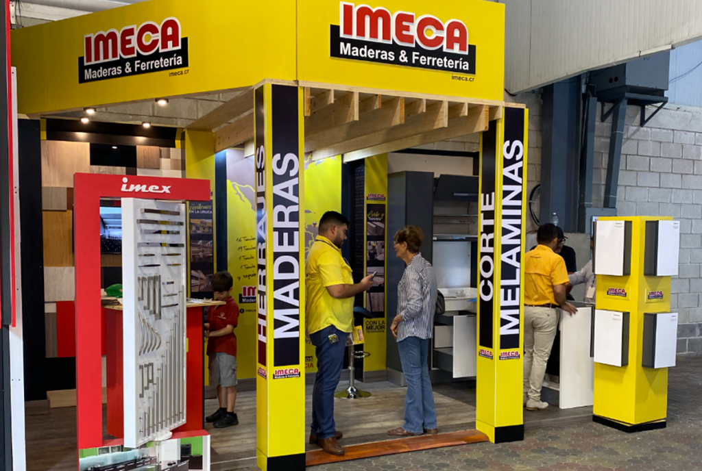 Imeca branded trade show environment